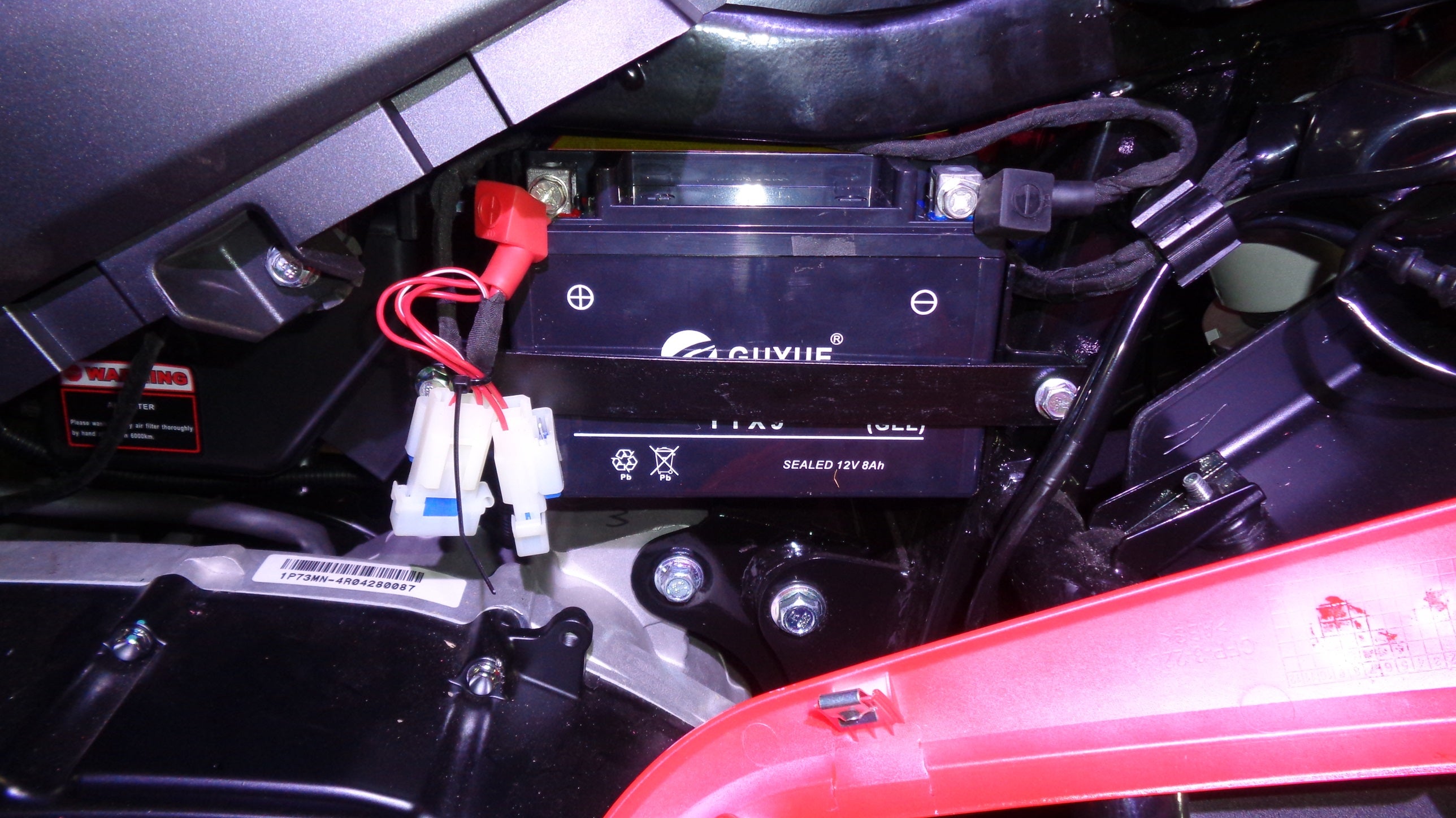 300cc tryker batter installatidon