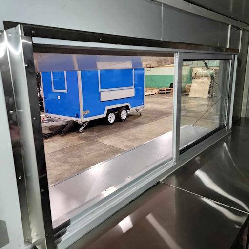 18' Food Concession Trailer Fully Loaded With Every Option - Red-Blue-Black - TurboPowersports.com