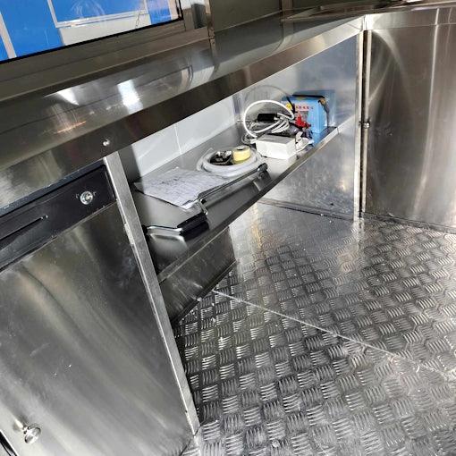18' Food Concession Trailer Fully Loaded With Every Option - Red-Blue-Black - TurboPowersports.com