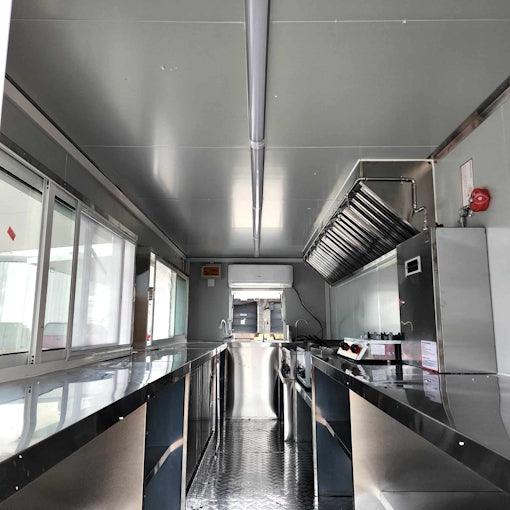 18' Food Concession Trailer Fully Loaded With Every Option - Red-Blue-Black - TurboPowersports.com