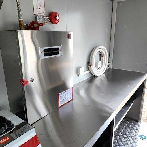 18' Food Concession Trailer Fully Loaded With Every Option - Red-Blue-Black - TurboPowersports.com