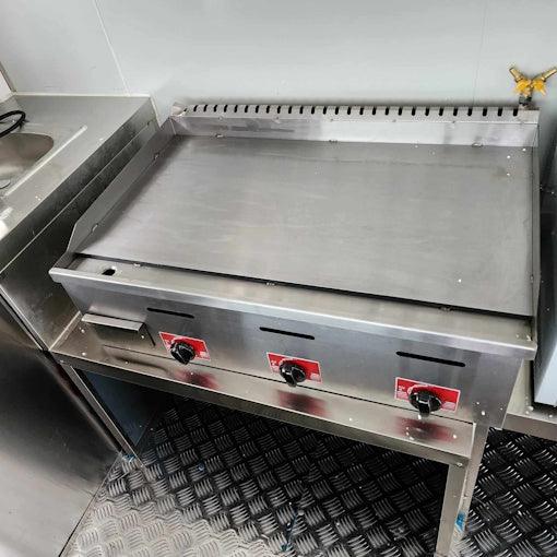 18' Food Concession Trailer Fully Loaded With Every Option - Red-Blue-Black - TurboPowersports.com