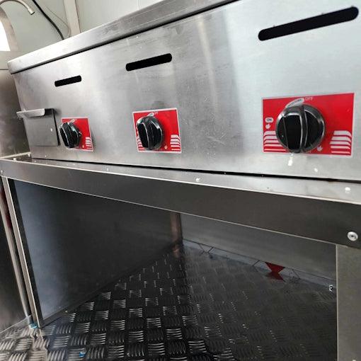 18' Food Concession Trailer Fully Loaded With Every Option - Red-Blue-Black - TurboPowersports.com