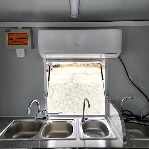 18' Food Concession Trailer Fully Loaded With Every Option - Red-Blue-Black - TurboPowersports.com