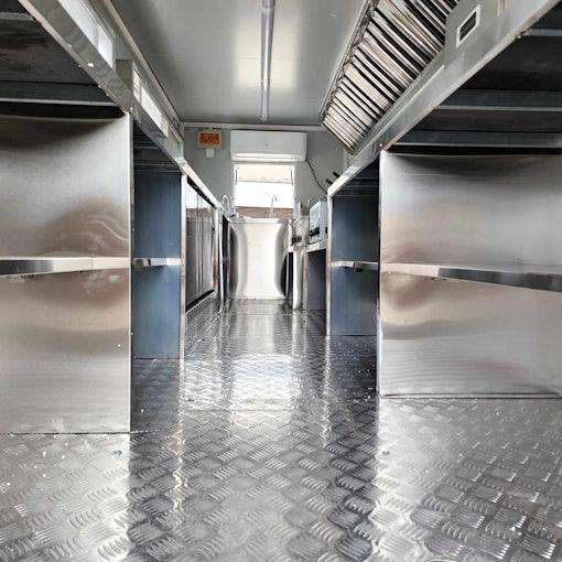 18' Food Concession Trailer Fully Loaded With Every Option - Red-Blue-Black - TurboPowersports.com