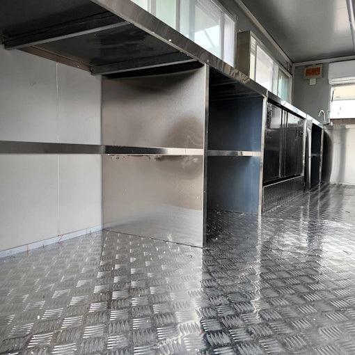 18' Food Concession Trailer Fully Loaded With Every Option - Red-Blue-Black - TurboPowersports.com