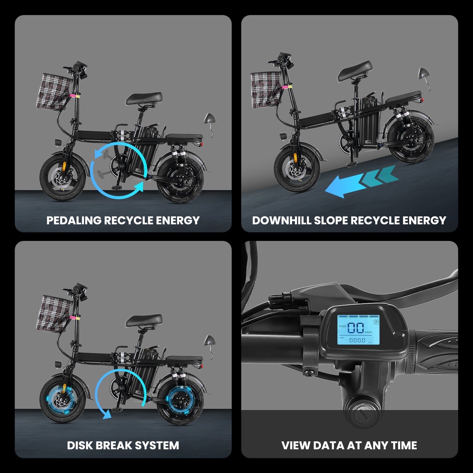 Scooter Seg de movilidad eléctrica EW-18 STAND-N-RIDE 350w