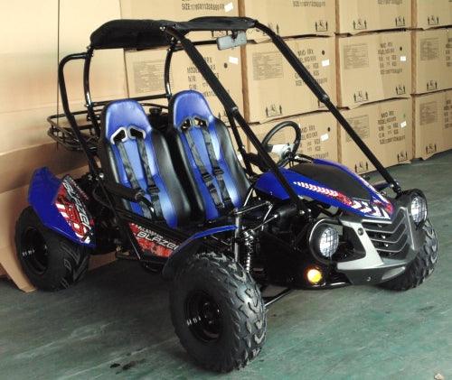 Trailmaster Blazer i2k, Electric off road go kart for teens and adults, 60-volt 30ah Lithium batteries, Dual A arm suspension, - TurboPowersports.com