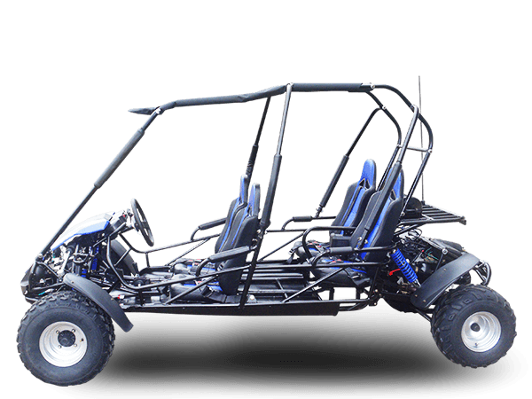 TrailMaster Blazer 4-200X Off Road Adult Buggy Go kart four seater. High Back Seats with race style harness - TurboPowersports.com