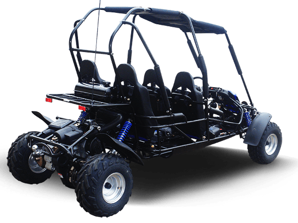 TrailMaster Blazer 4-200X Off Road Adult Buggy Go kart four seater. High Back Seats with race style harness - TurboPowersports.com