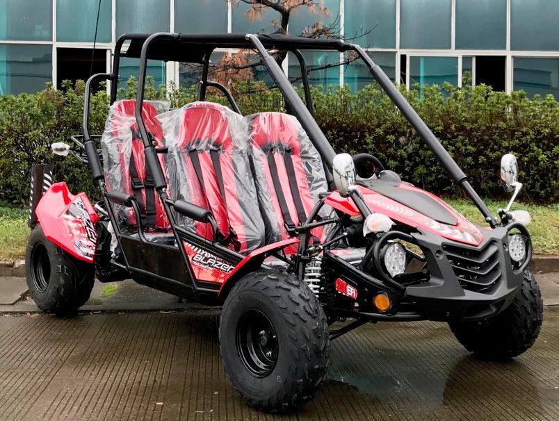 Trailmaster Ultra Blazer 4-200EX EFI Buggy Go kart, Fuel Injected 4 seater, Great Trail runner, Family Fun - TurboPowersports.com