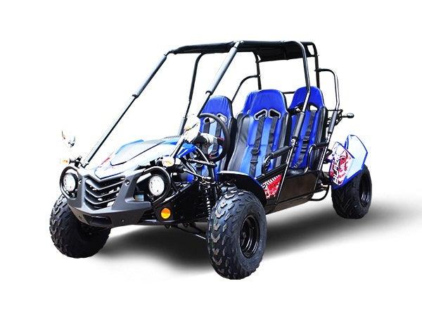 TrailMaster Blazer 4-200X Off Road Adult Buggy Go kart four seater. High Back Seats with race style harness - TurboPowersports.com