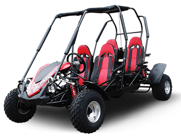 TrailMaster Blazer 4-200X Off Road Adult Buggy Go kart four seater. High Back Seats with race style harness - TurboPowersports.com