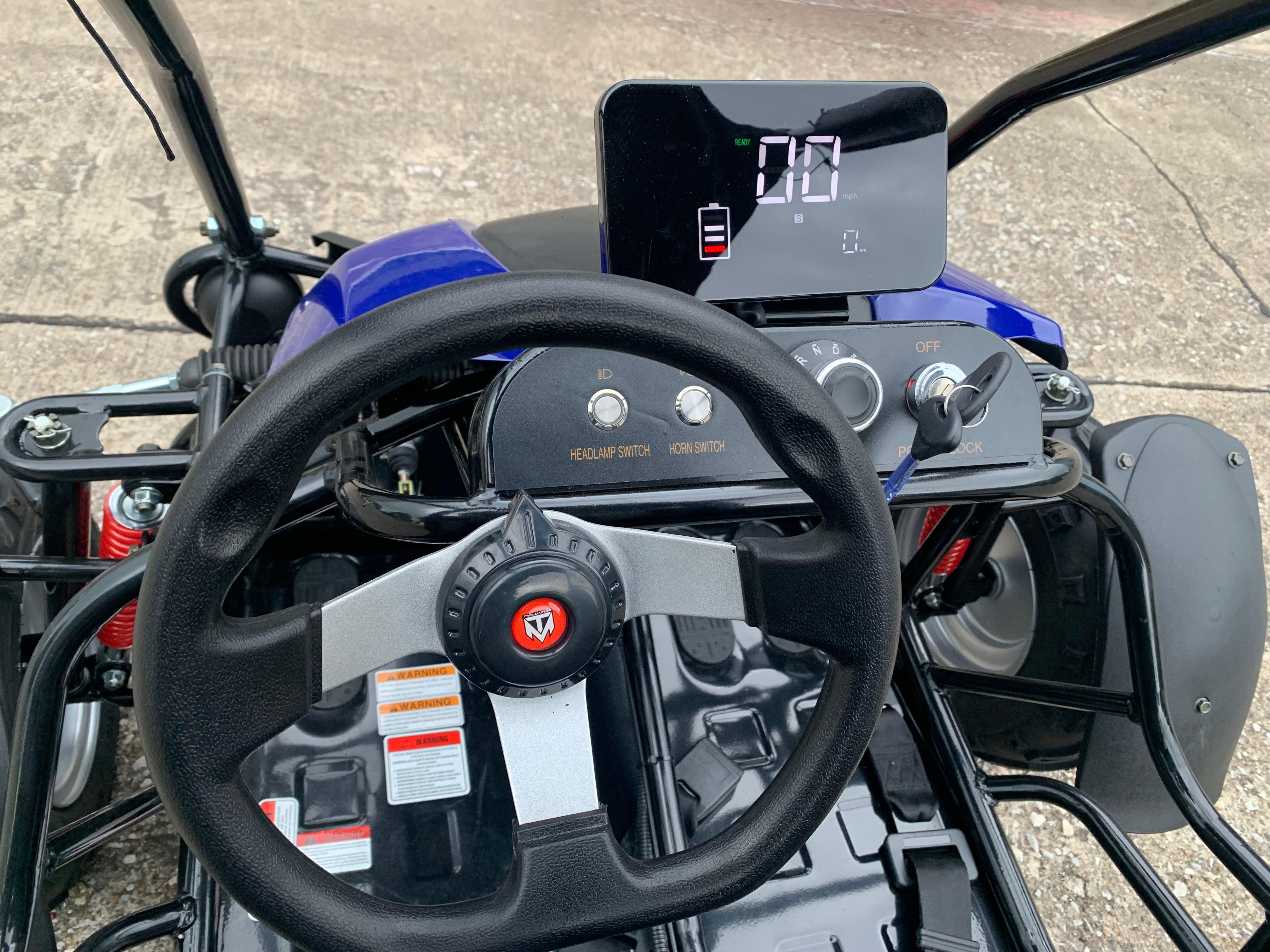 Trailmaster Blazer i200R, All Electric, 48 Volt max, Lithium Battery Pack , Up to 36 Mile range, 3 forward speeds - TurboPowersports.com
