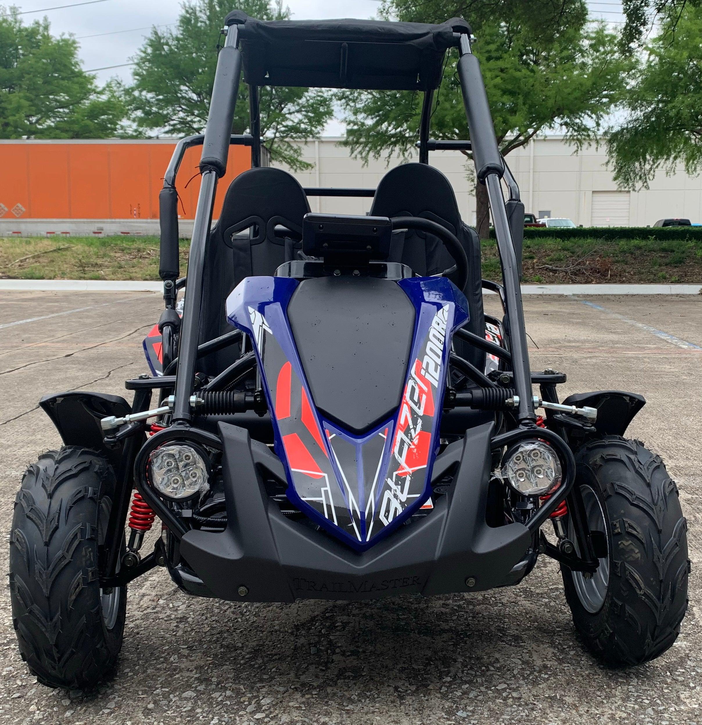 Trailmaster Blazer i200R, All Electric, 48 Volt max, Lithium Battery Pack , Up to 36 Mile range, 3 forward speeds - TurboPowersports.com