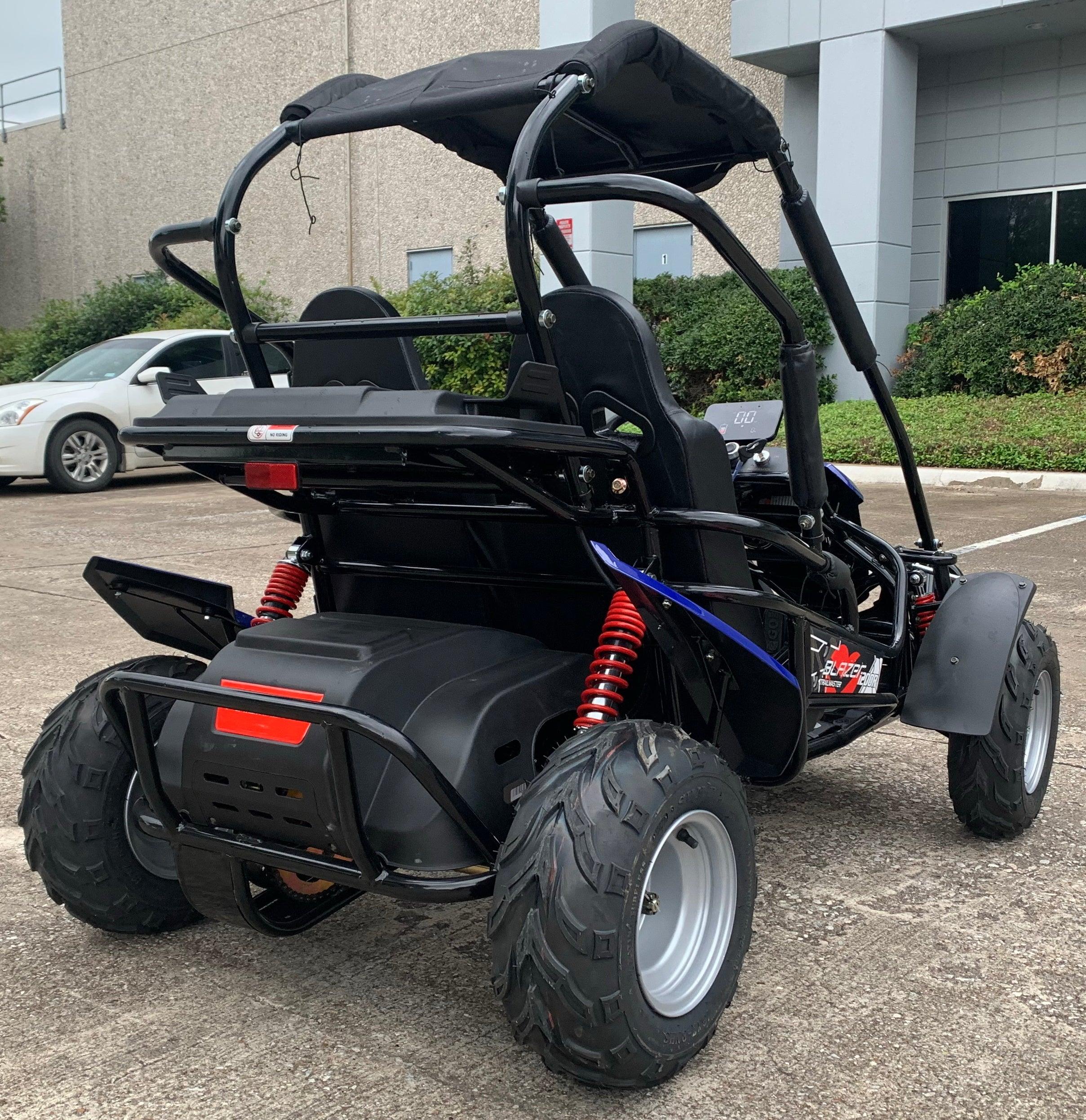 Trailmaster Blazer i200R, All Electric, 48 Volt max, Lithium Battery Pack , Up to 36 Mile range, 3 forward speeds - TurboPowersports.com