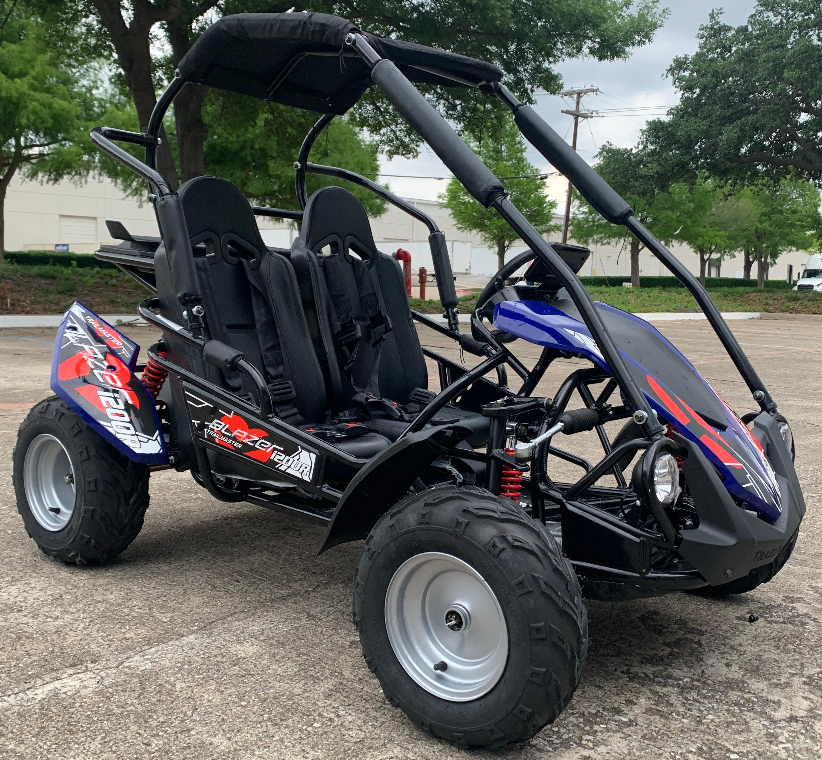 Trailmaster Blazer i200R, All Electric, 48 Volt max, Lithium Battery Pack , Up to 36 Mile range, 3 forward speeds - TurboPowersports.com