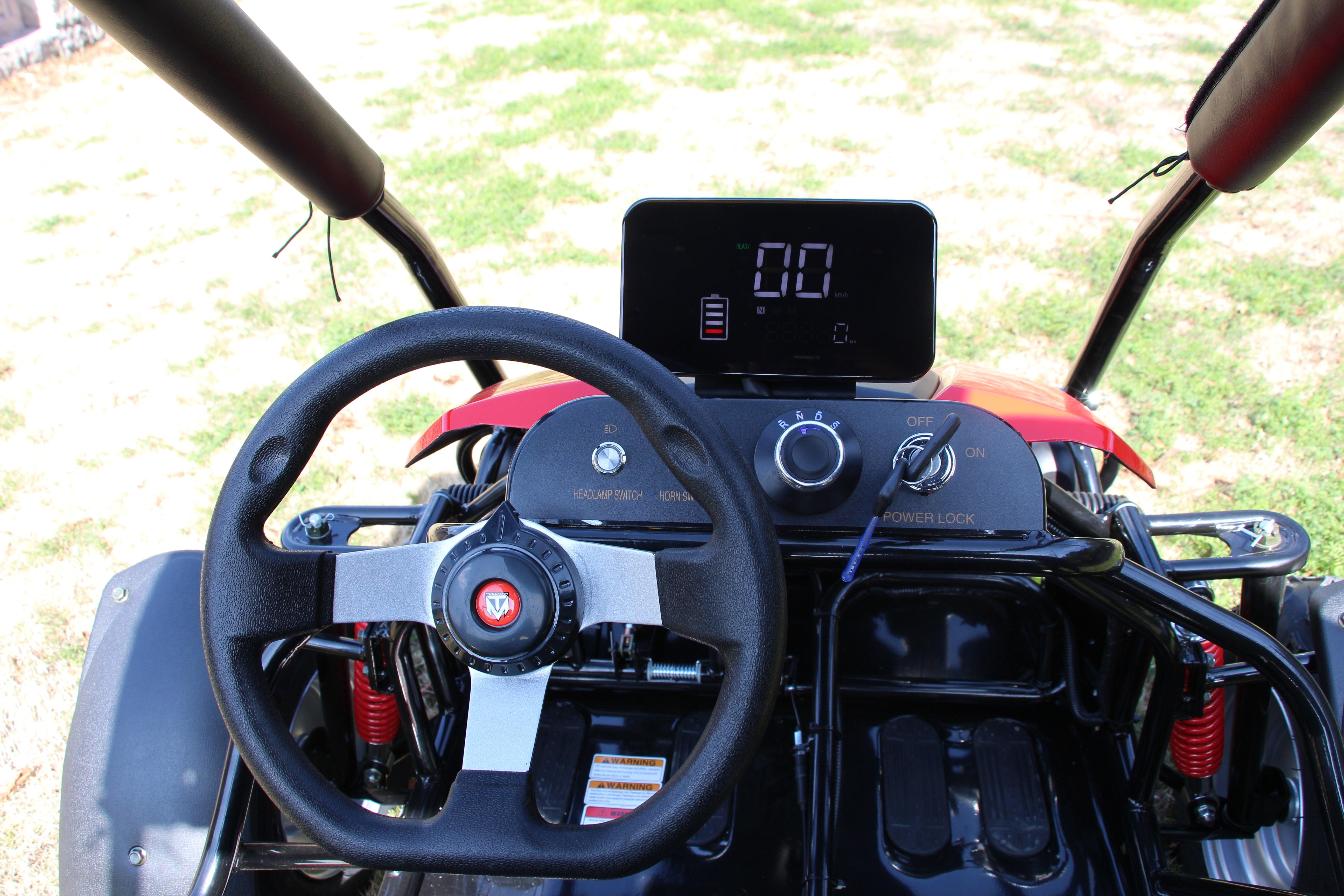 Trailmaster Blazer i200R, All Electric, 48 Volt max, Lithium Battery Pack , Up to 36 Mile range, 3 forward speeds - TurboPowersports.com