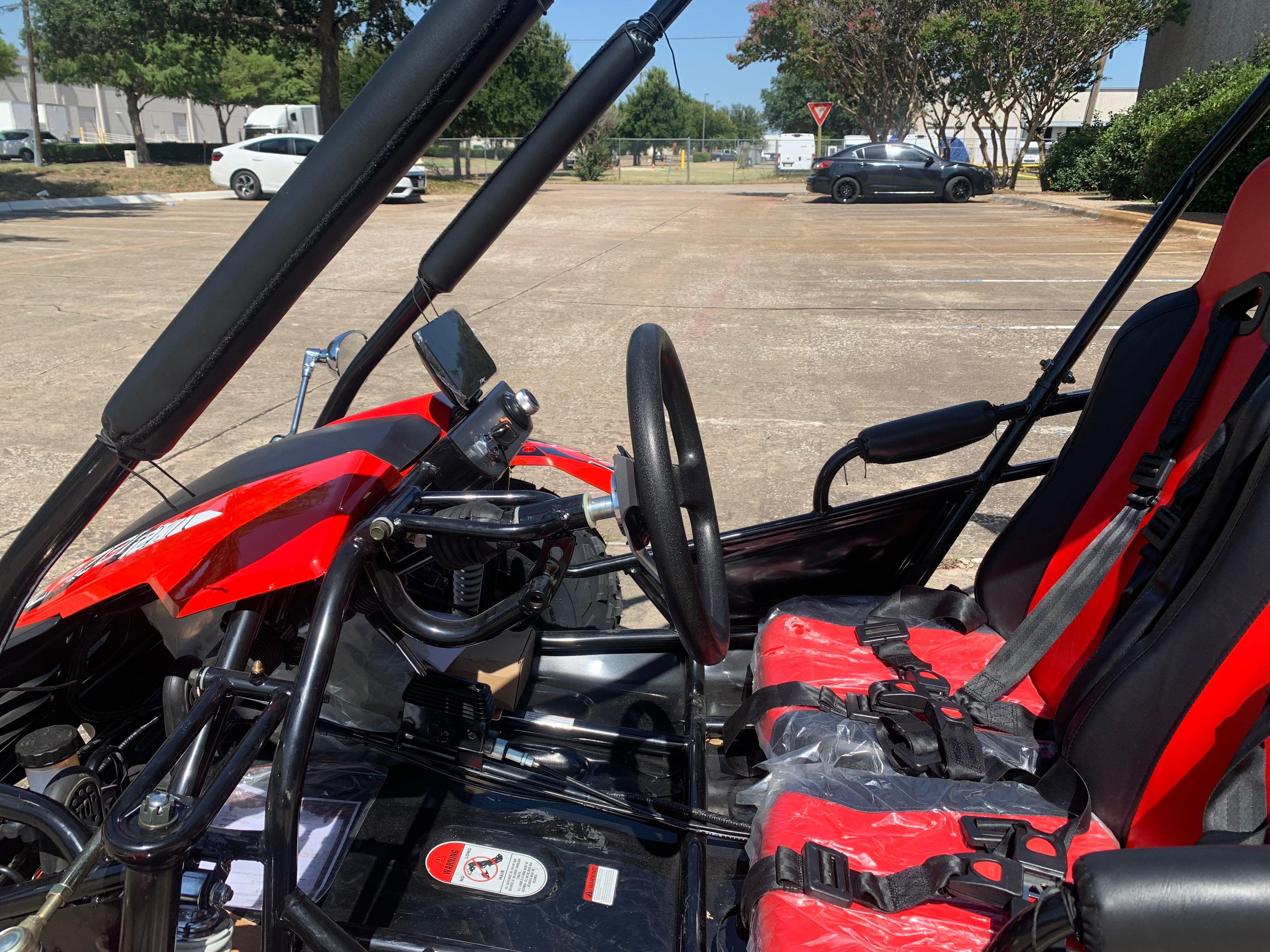 Trailmaster Blazer i2k, Electric off road go kart for teens and adults, 60-volt 30ah Lithium batteries, Dual A arm suspension, - TurboPowersports.com