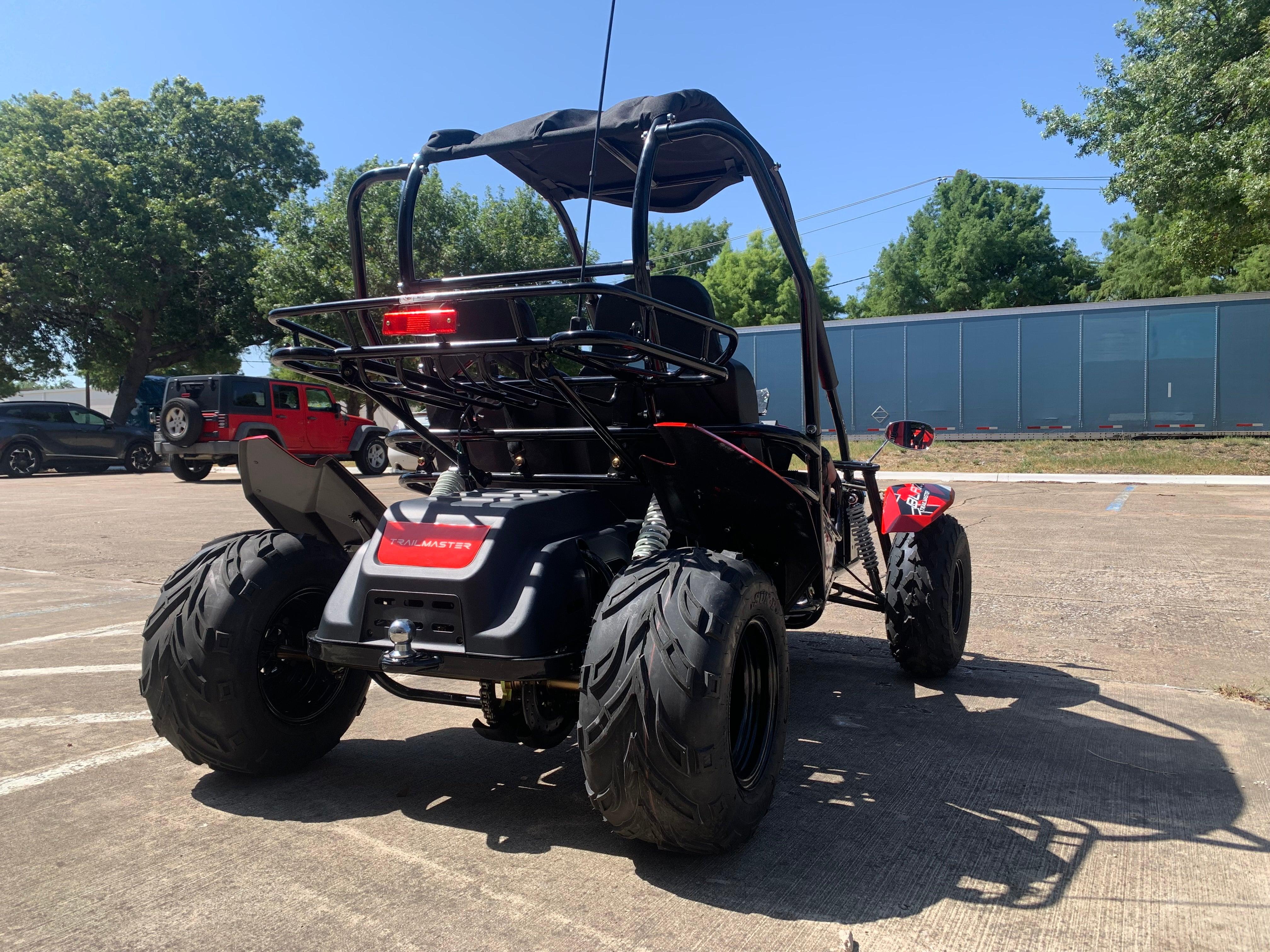 Trailmaster Blazer i2k, Electric off road go kart for teens and adults, 60-volt 30ah Lithium batteries, Dual A arm suspension, - TurboPowersports.com