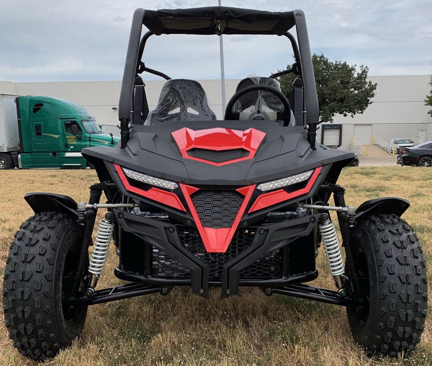 Trailmaster Cheetah 200 Go kart ,Upgraded rear end, high back seats, Full Welded Roll Cage - TurboPowersports.com
