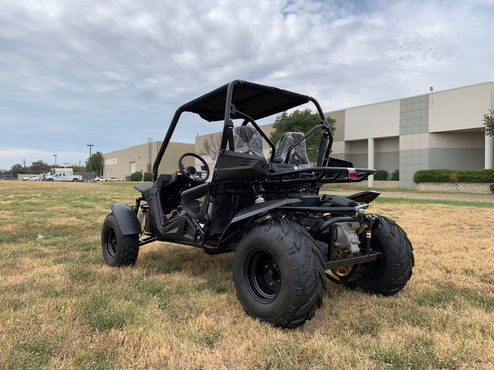 Trailmaster Cheetah 200 Go kart ,Upgraded rear end, high back seats, Full Welded Roll Cage - TurboPowersports.com