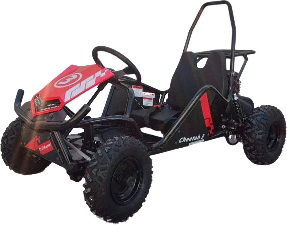 Trailmaster i3 Electric Kids Mini go kart, single seat, 500W DC, 3 speed setting, max 10 MPH, Reverse, Adjustable Seat - TurboPowersports.com
