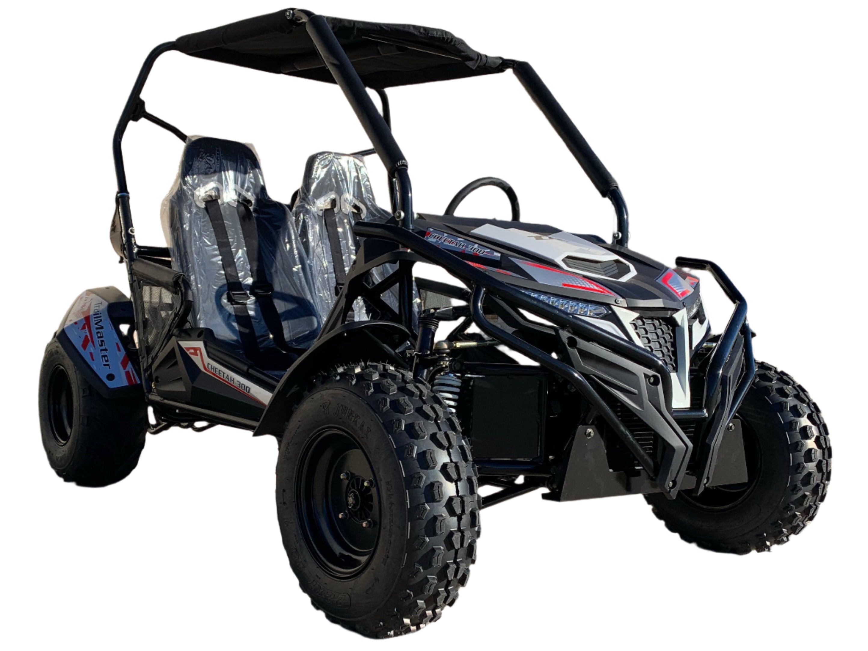 Trailmaster Cheetah 300E Off Road UTV/Go kart 18 HP Fuel Injected, Upgraded rear suspension - TurboPowersports.com