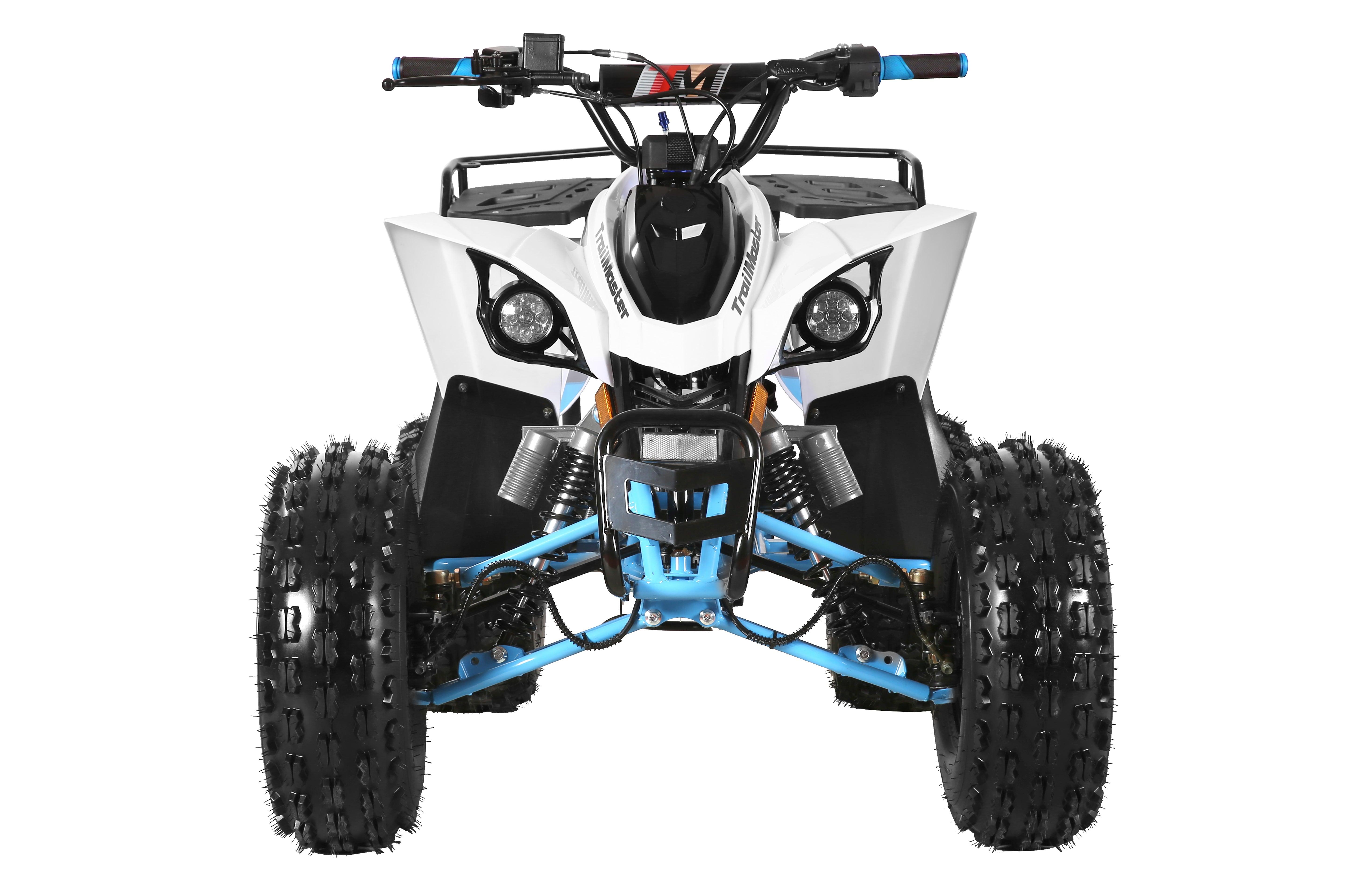 TrailMaster F125 Youth ATV, 8" wheel, 125cc 4-stroke, air-cooled, Automatic with Reverse. electric start, Throttle Limiter,