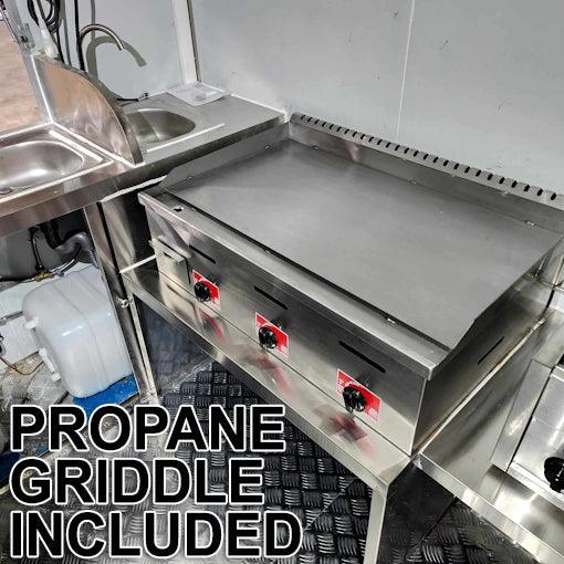 18' Food Concession Trailer Fully Loaded With Every Option - Red-Blue-Black - TurboPowersports.com