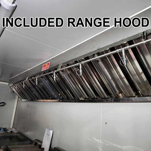 18' Food Concession Trailer Fully Loaded With Every Option - Red-Blue-Black - TurboPowersports.com
