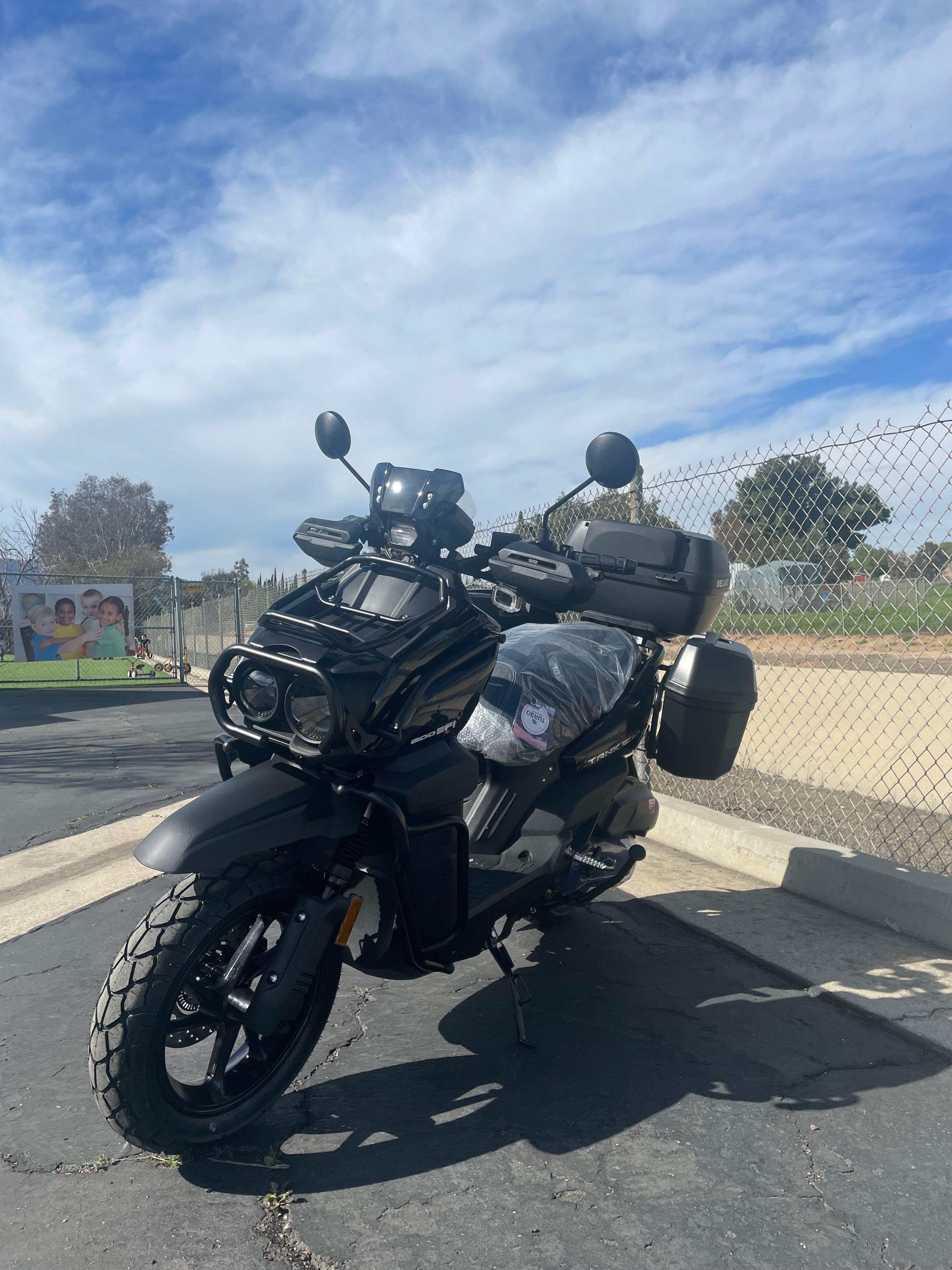 Tank DLX Scooter Delivery Cargo 200cc EFI - TurboPowersports.com