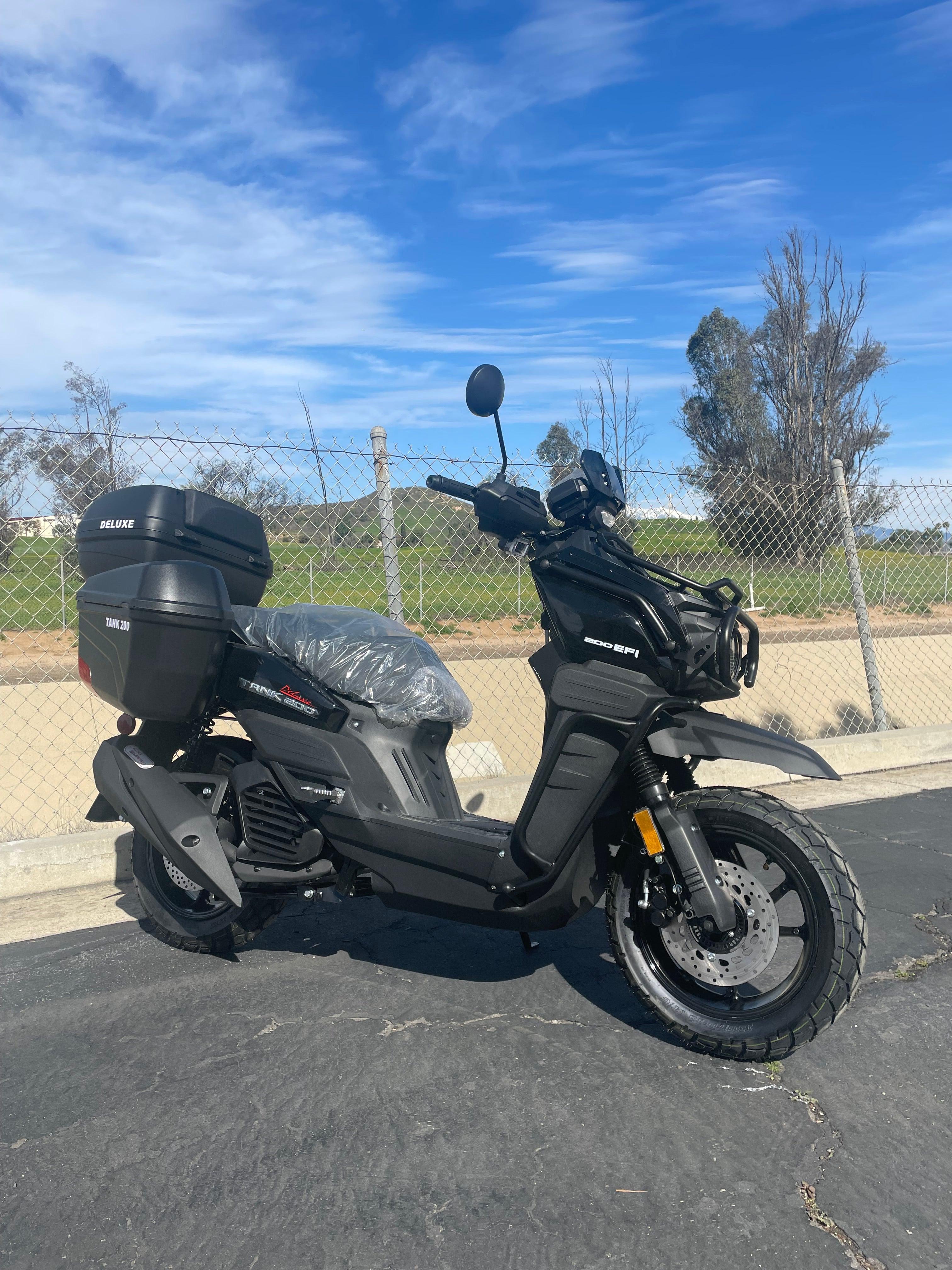 Tank DLX Scooter Delivery Cargo 200cc EFI - TurboPowersports.com