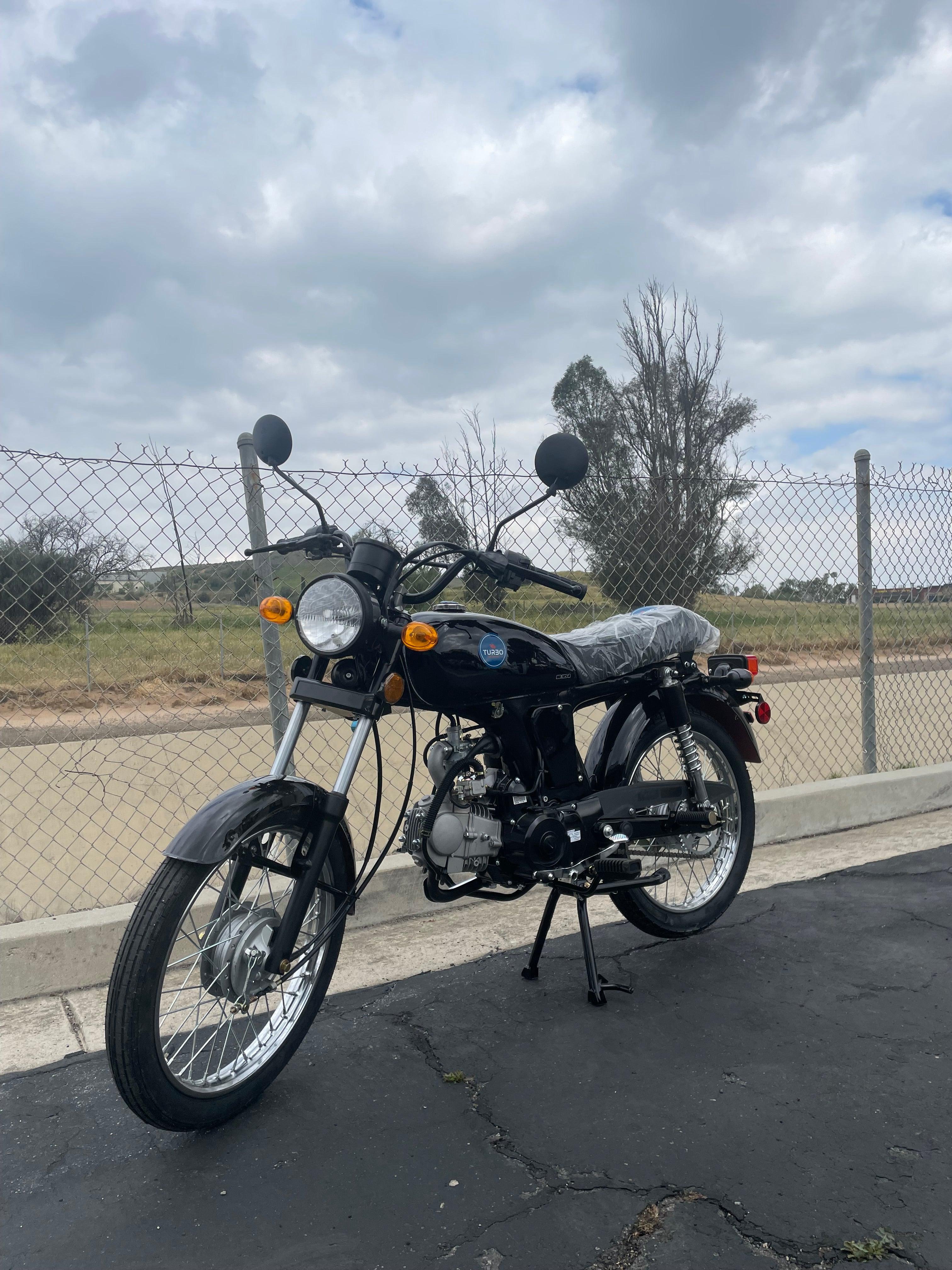 Limited Edition Nostalgia 125cc 4 Speed Simi Automatic -Speed Manual Motorcycle Scooter - TurboPowersports.com