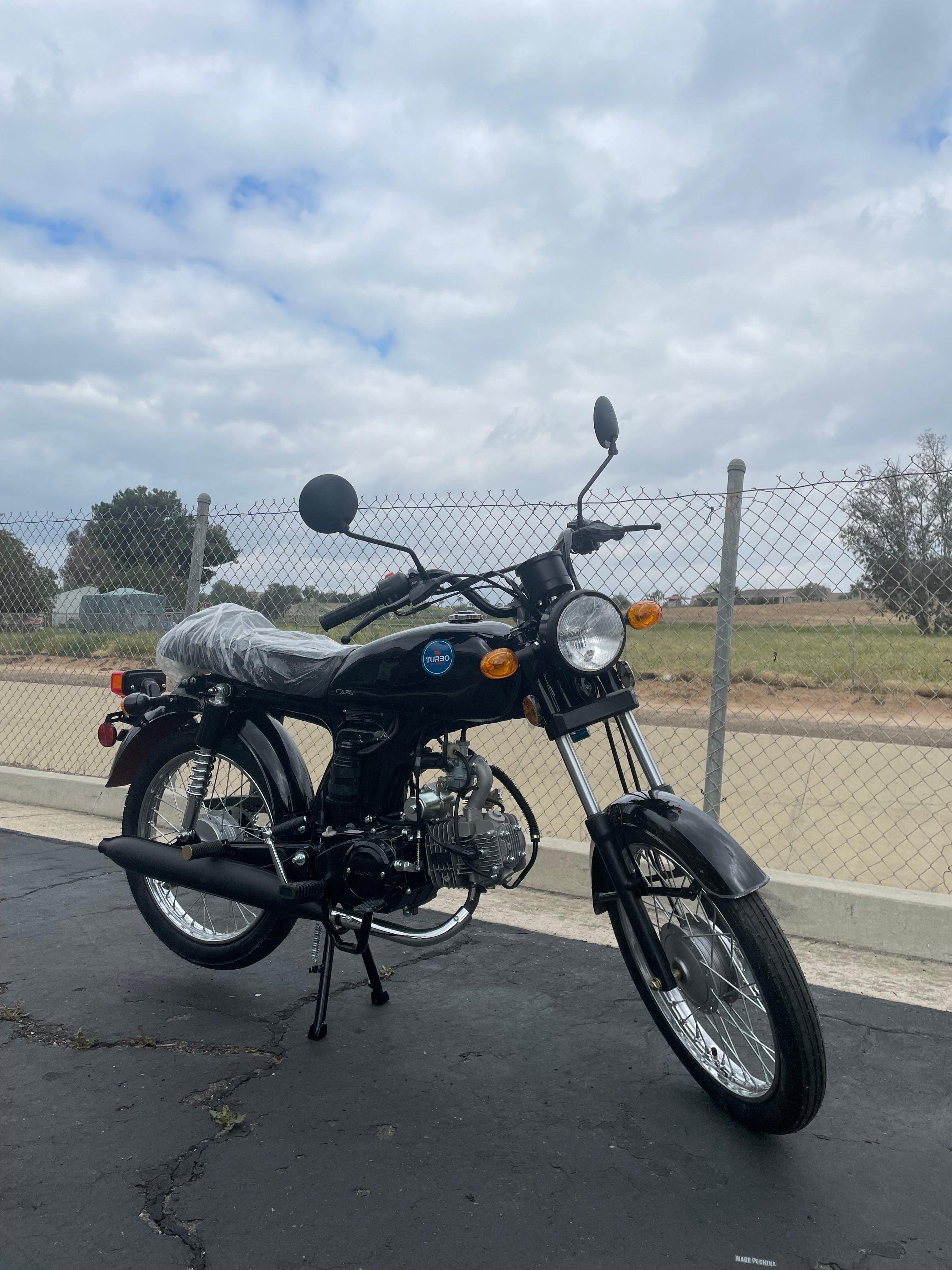 Limited Edition Nostalgia 125cc 4 Speed Simi Automatic -Speed Manual Motorcycle Scooter - TurboPowersports.com