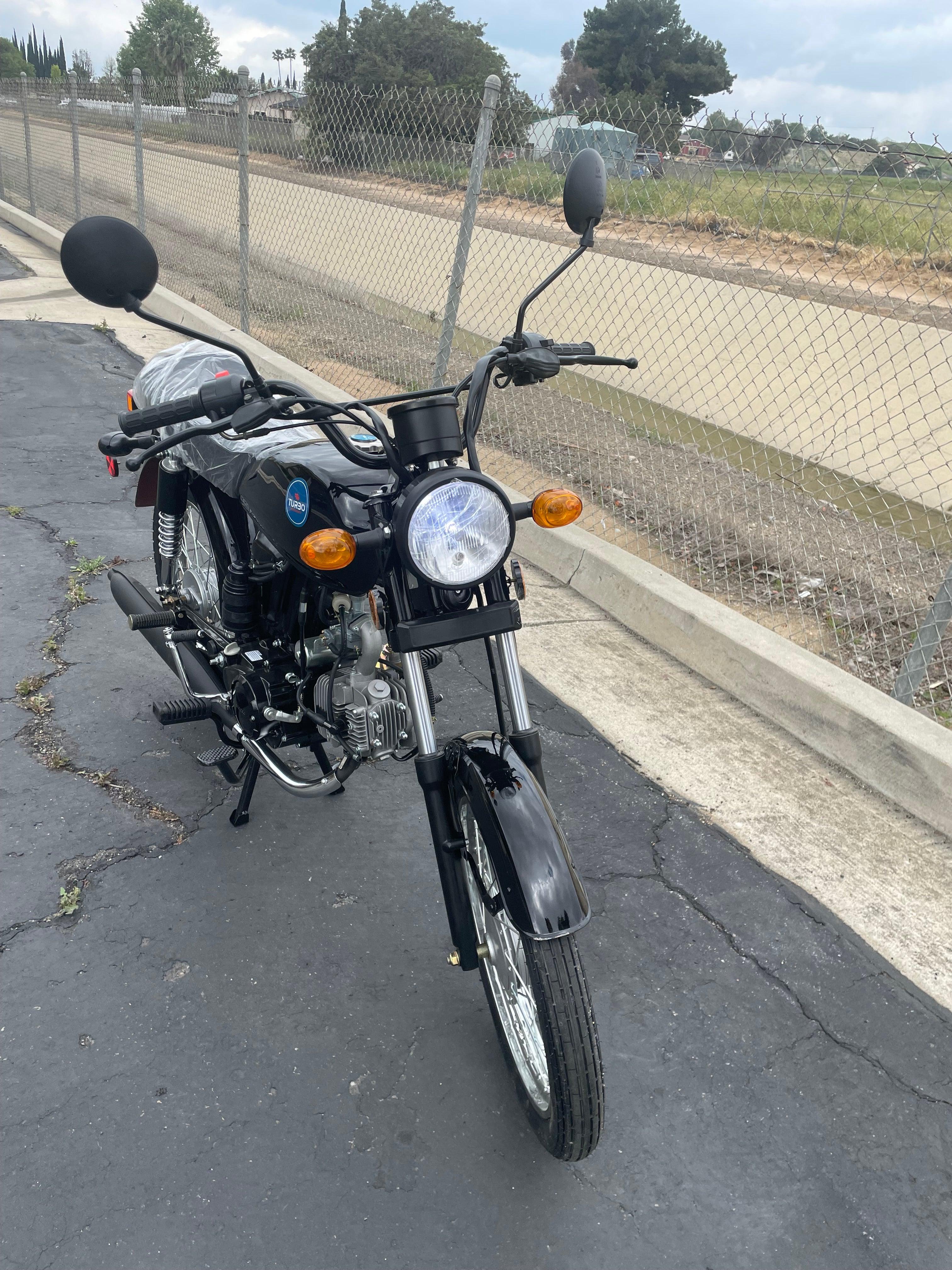 Limited Edition Nostalgia 125cc 4 Speed Simi Automatic -Speed Manual Motorcycle Scooter - TurboPowersports.com