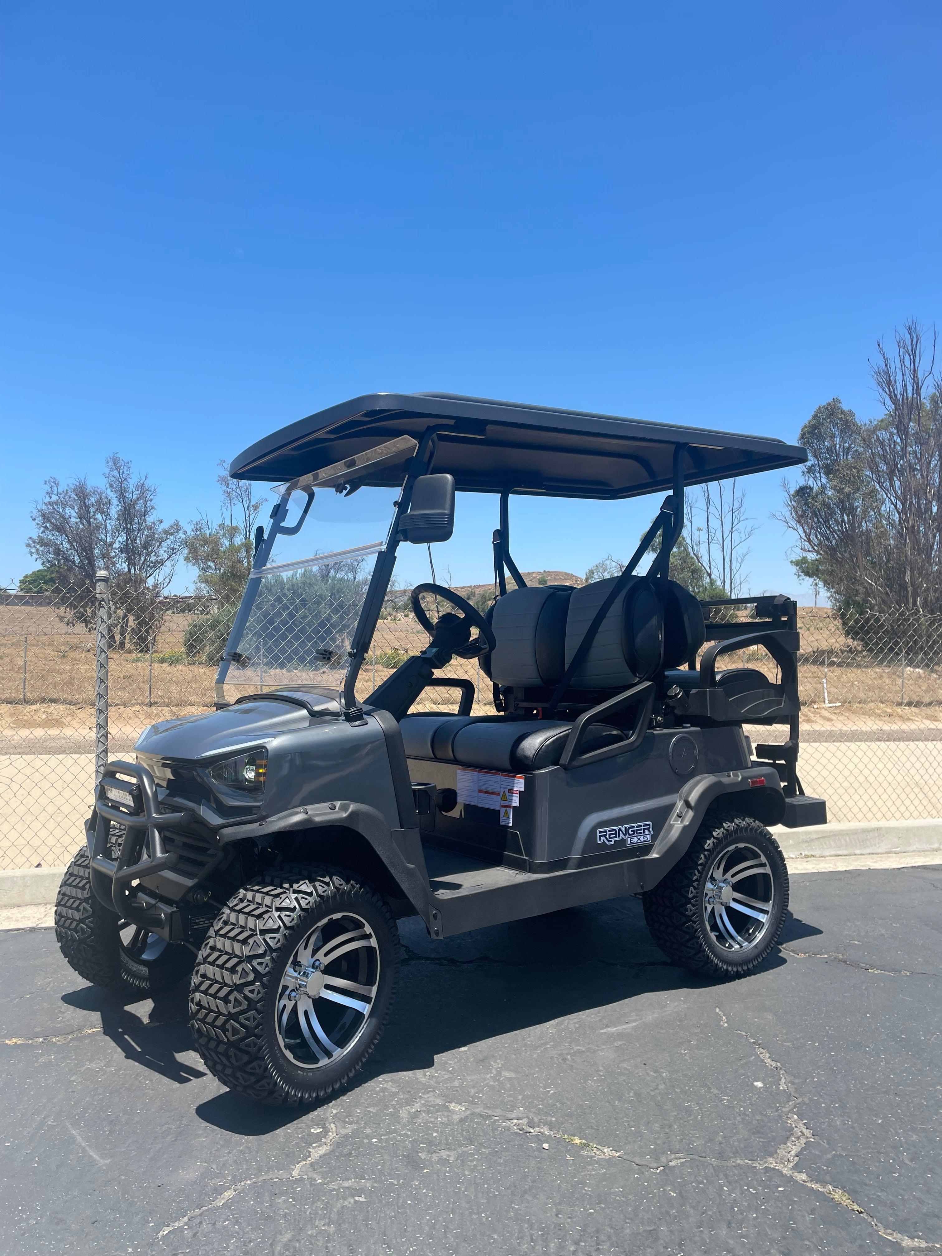 Ranger EX5 4 Seat Golf Cart 48V GCEV4G-T - TurboPowersports.com