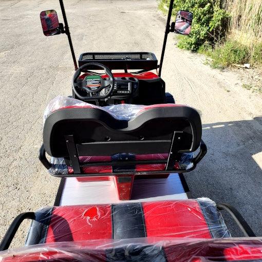 48V Electric Golf Cart 6 Seater Lifted Renegade+ Edition Utility Golf UTV King To Coleman Kandi 6p - Blue - TurboPowersports.com