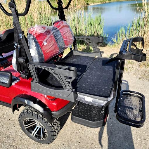48V Electric Golf Cart 6 Seater Lifted Renegade+ Edition Utility Golf UTV King To Coleman Kandi 6p - Blue - TurboPowersports.com