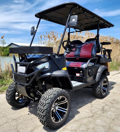 48V Electric Golf Cart 4 Seater Lifted Renegade+ Edition Utility Golf UTV King To Coleman Kandi 4p - - TurboPowersports.com