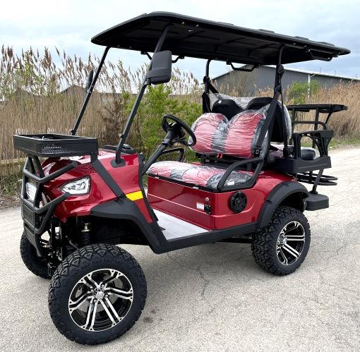 48V Electric Golf Cart 4 Seater Lifted Renegade+ Edition Utility Golf UTV King To Coleman Kandi 4p - - TurboPowersports.com