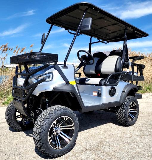 48V Electric Golf Cart 4 Seater Lifted Renegade+ Edition Utility Golf UTV King To Coleman Kandi 4p - - TurboPowersports.com
