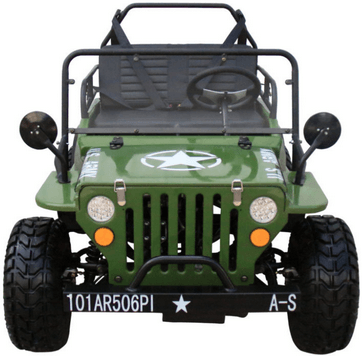 Mini-Jeep Style 125cc Series 4. Mid-Size Youth Mini-jeep 3-Speed semi-Automatic with Reverse, 95% pre-assembled - TurboPowersports.com