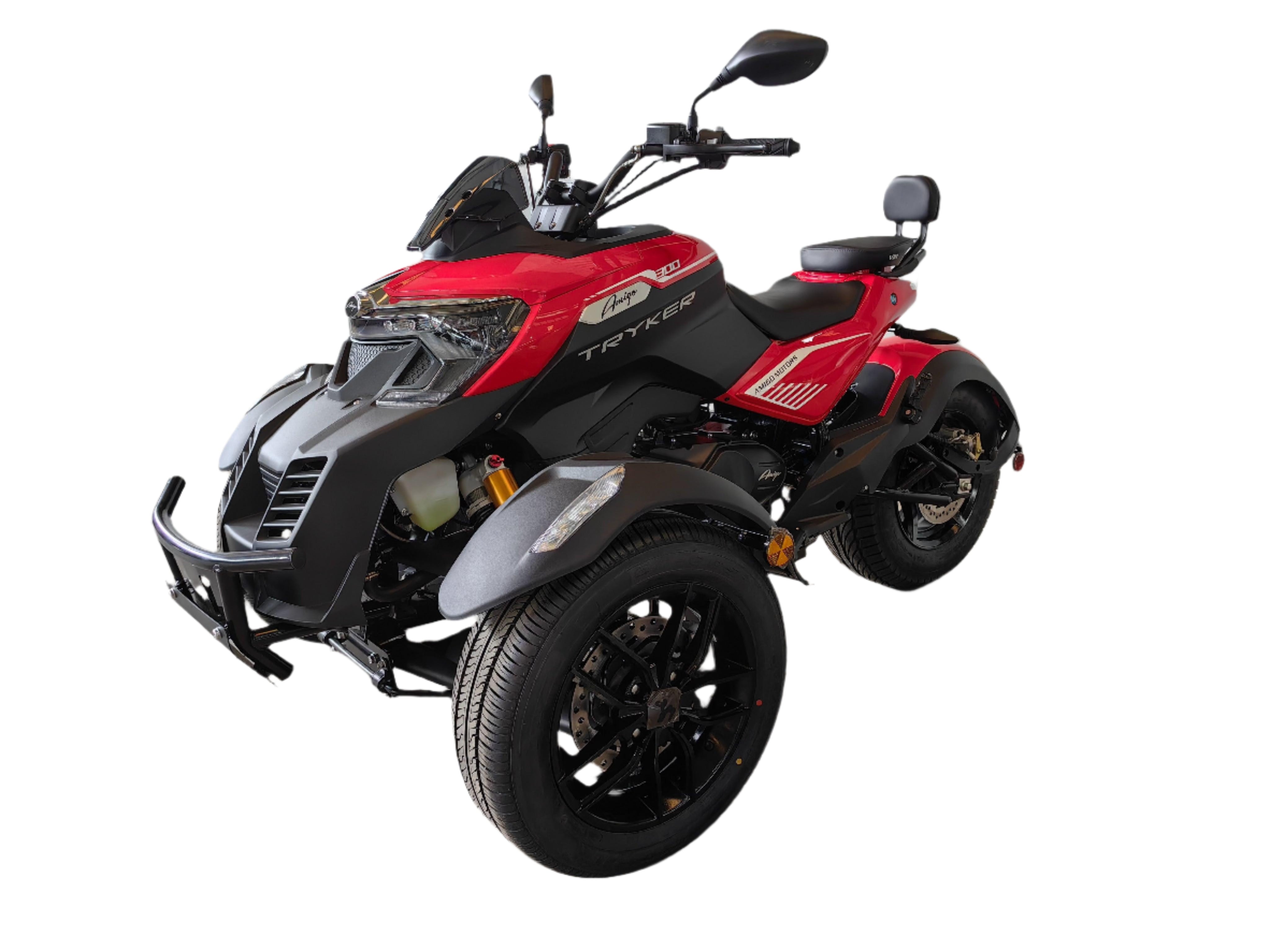 300cc EFI Tryker Trike Scooter Gas Moped Fully Automatic with Reverse - Amigo Tryker 300 - TurboPowersports.com