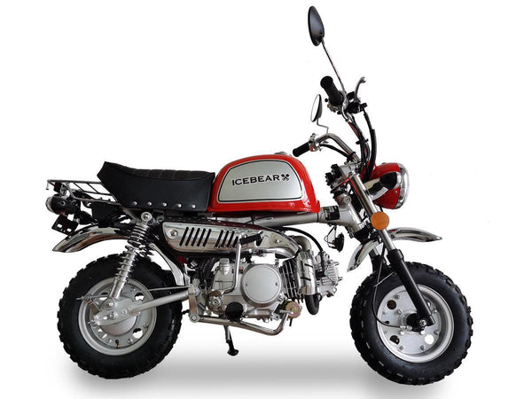 125cc Ice Bear Leo Semi-Automatic Stroke Mini Bike
