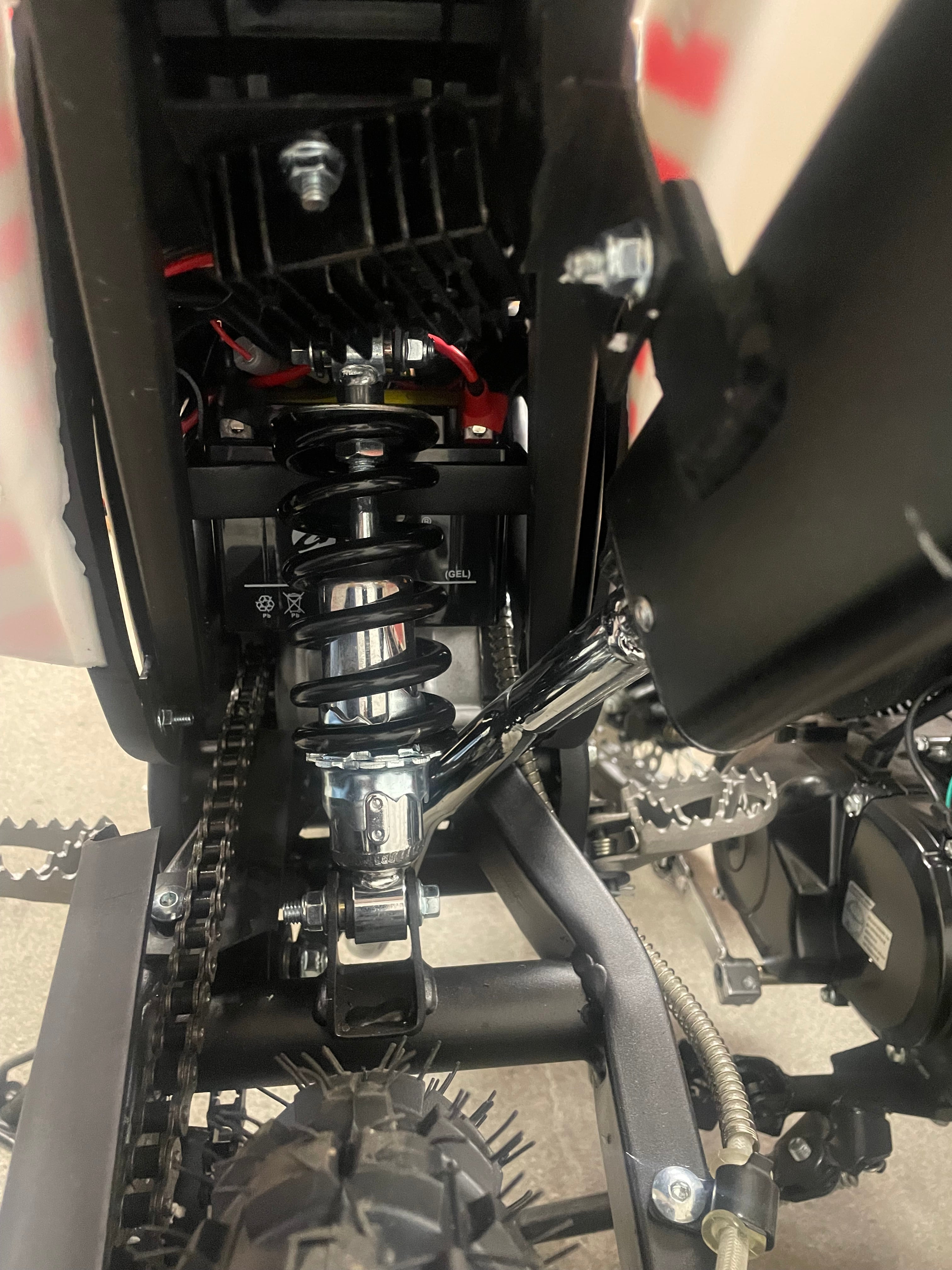 rear shock absorber on 60cc childrens dirt bike