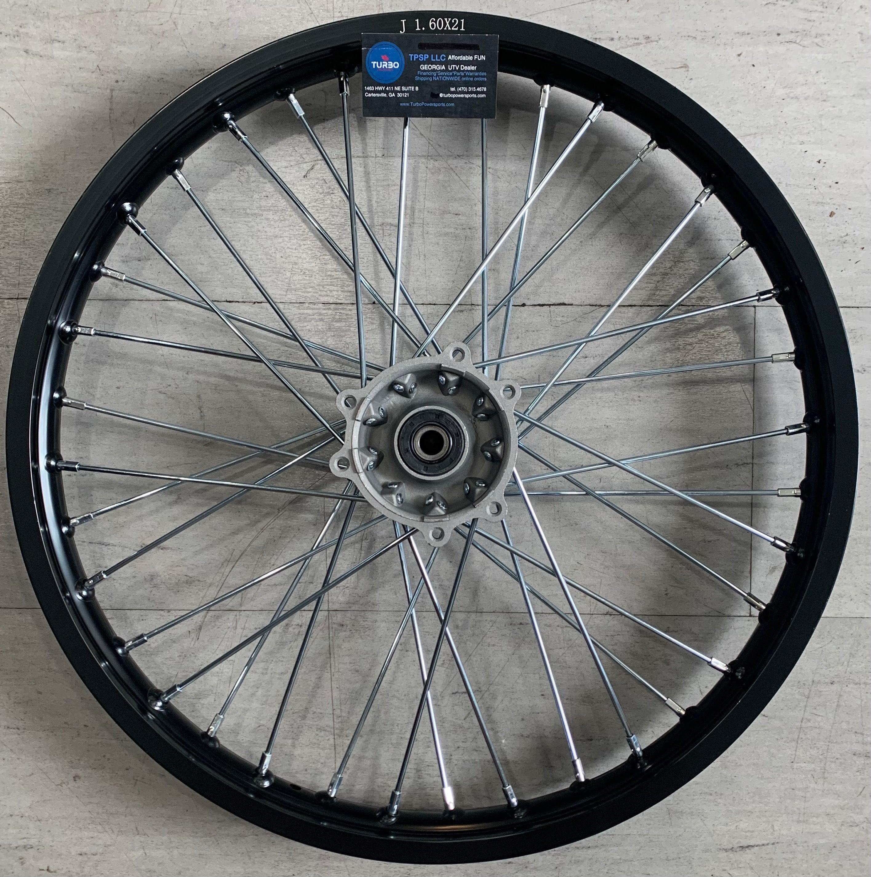 Llanta de rueda delantera XTR K5 de 21" 1.60-21 con conjunto de rodamientos de 15 mm para Dirt Pit Bike