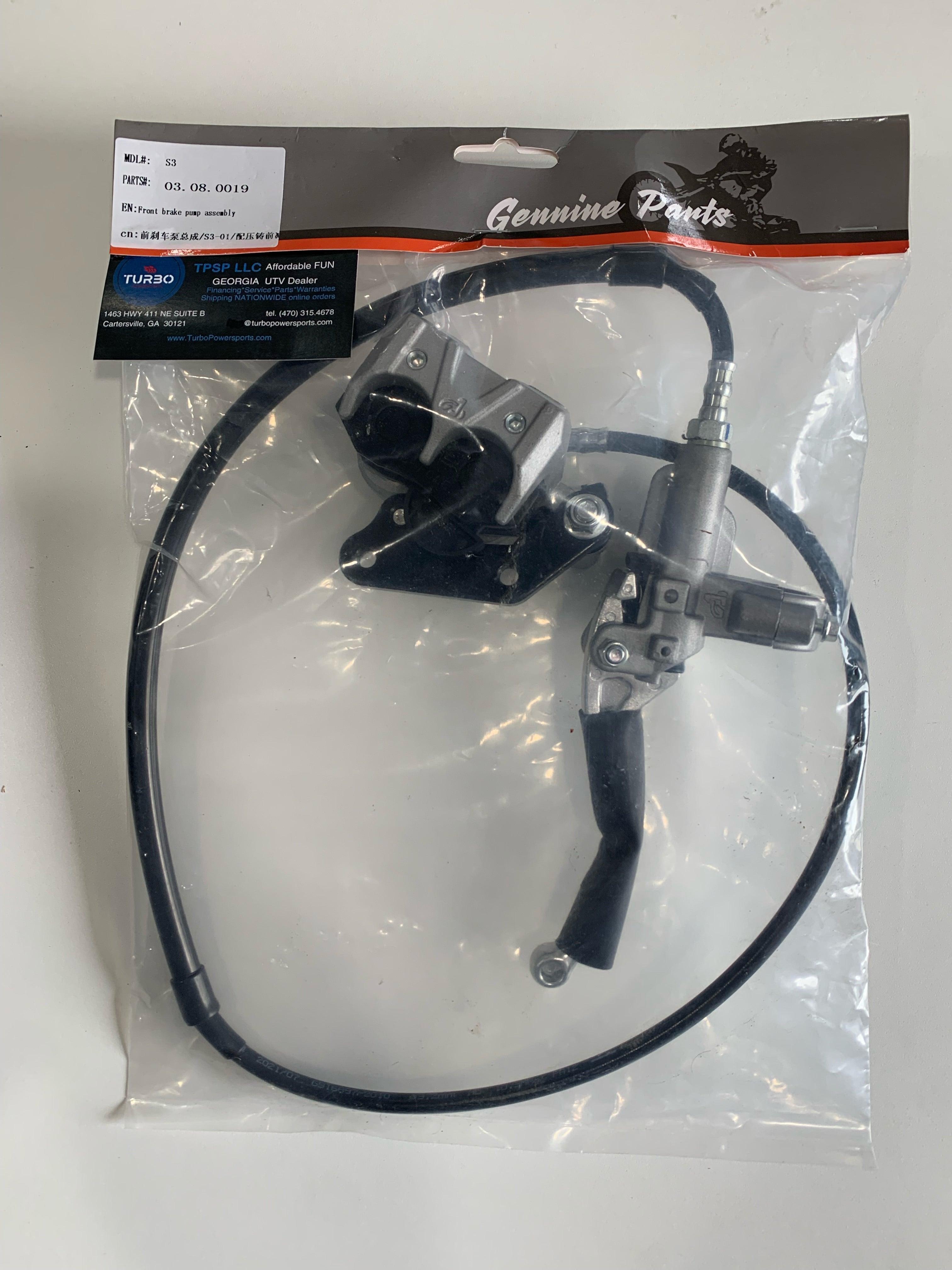 XTR S3 Front Hydraulic Brake Assembly - TurboPowersports.com