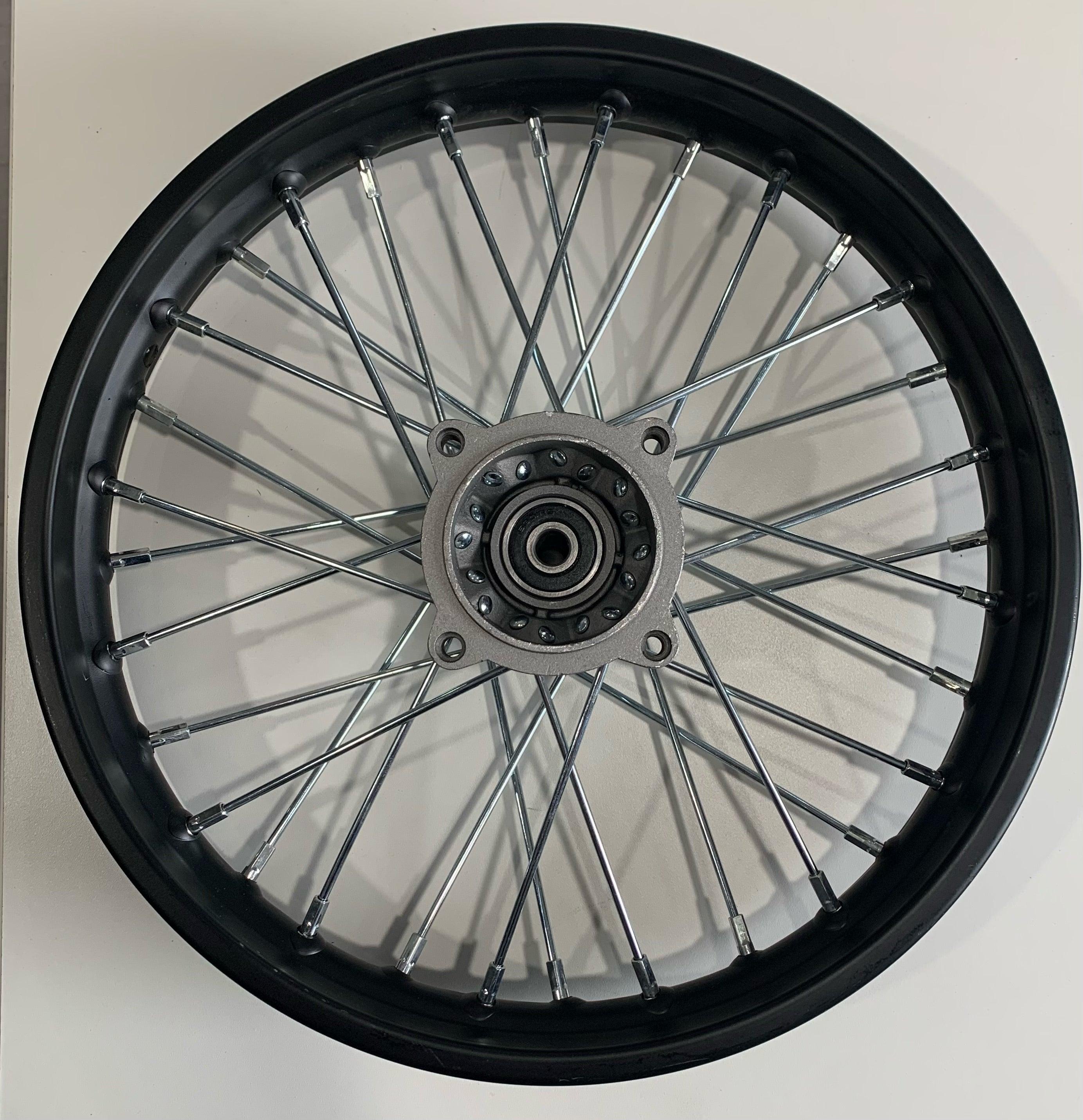 Llanta de rueda delantera XTR S3 de 14" 1.60-14 con conjunto de rodamientos de 12 mm para Dirt Pit Bike