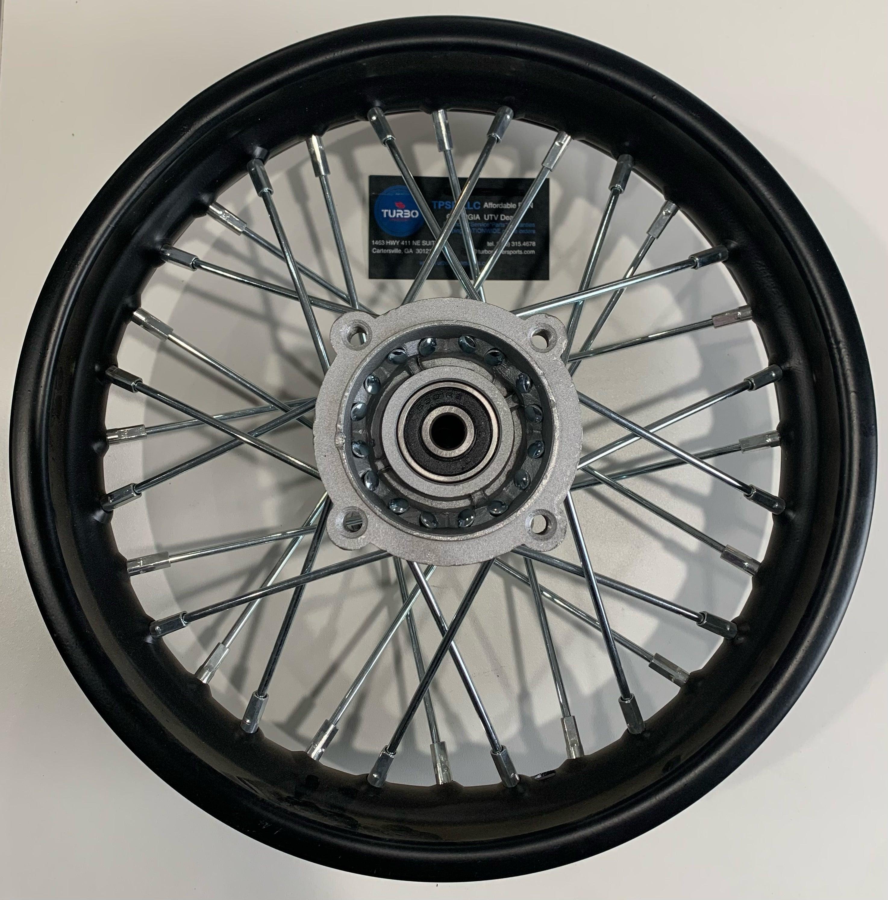 XTR S3 12" Rear Wheel Rim 1.85x12 with 12mm Bearing Assembly for Dirt Pit Bike